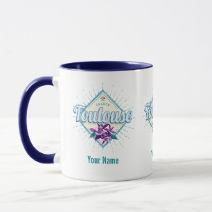 Toulouse City France Retro Violets Vintage Souveni Mug