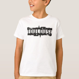 Toulouse City Skyline Cityscape Travel Funny Gift T-Shirt