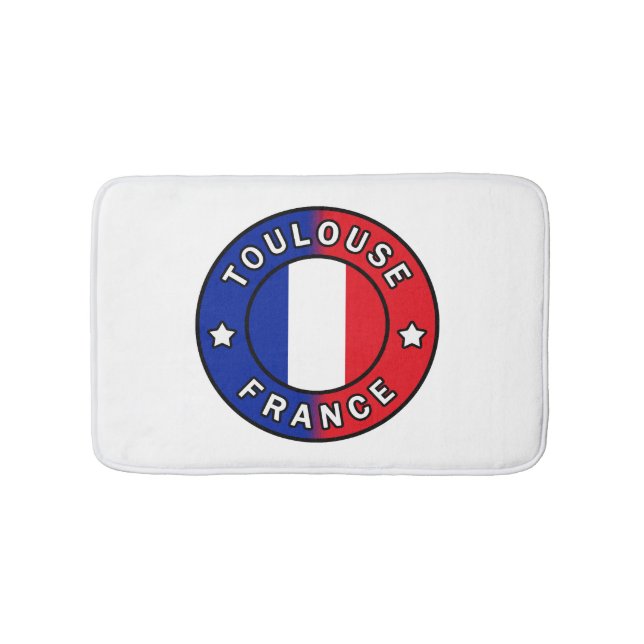 Toulouse France Bath Mat (Front)