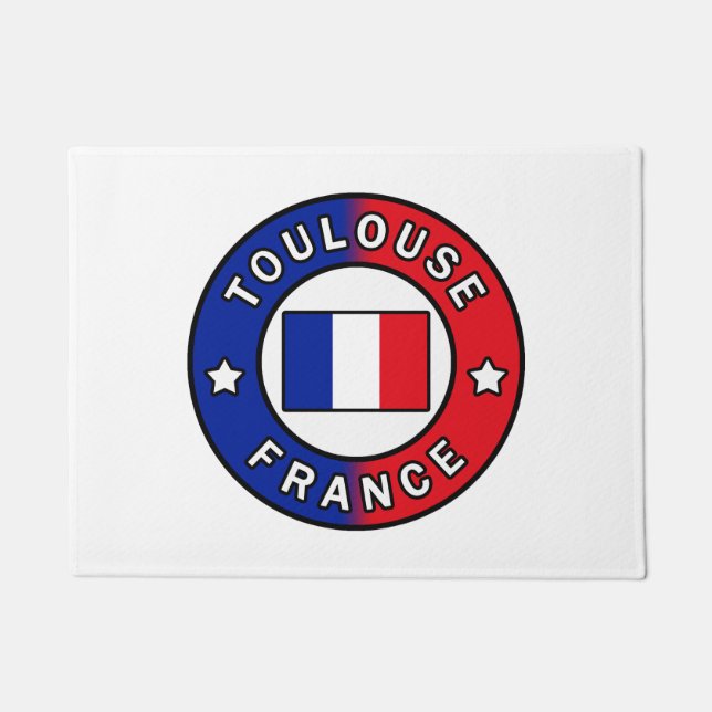 Toulouse France Doormat (Front)
