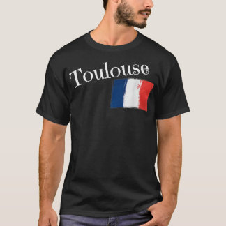 Toulouse France Flag French City of Toulouse T-Shirt