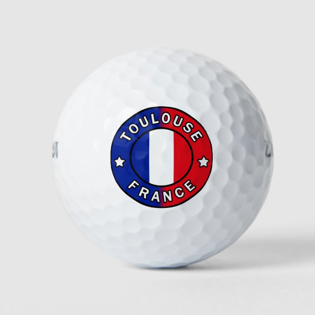 Toulouse France Golf Balls (Front)