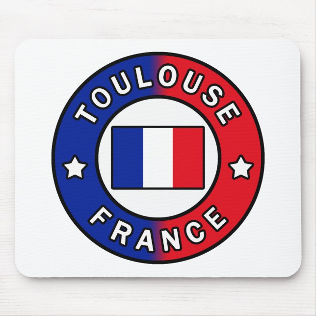 Toulouse France Mouse Mat (Front)