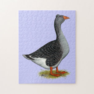 Toulouse Goose Tufted Jigsaw Puzzle