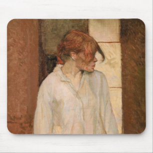 Toulouse-Lautrec - A Montrouge, Rosa La Rouge Mouse Mat