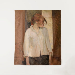 Toulouse-Lautrec - A Montrouge, Rosa La Rouge Tapestry