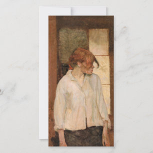 Toulouse-Lautrec - A Montrouge, Rosa La Rouge Thank You Card