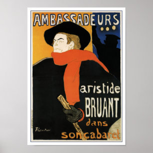 Toulouse-Lautrec: Ambassadeurs Poster