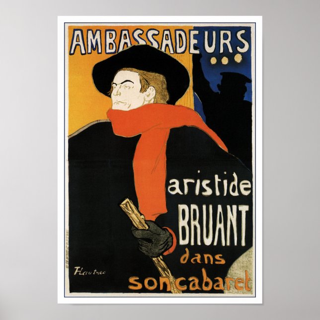 Toulouse-Lautrec: Ambassadeurs Poster (Front)