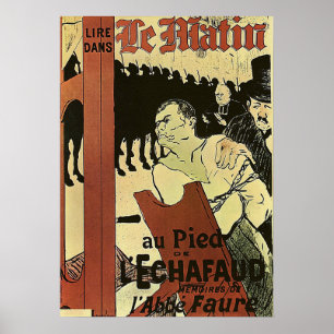 Toulouse-Lautrec - At The Foot Of The Scaffold 18… Poster