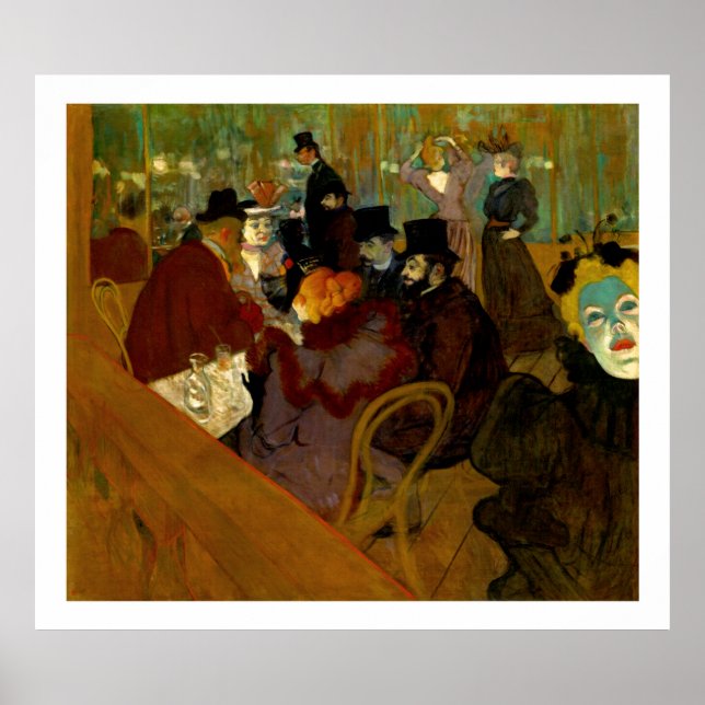 Toulouse-Lautrec: At the Moulin-Rouge Poster (Front)