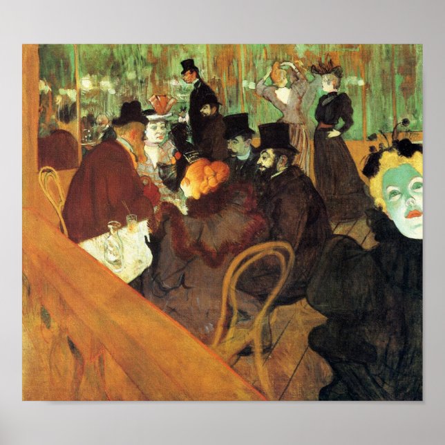 Toulouse-Lautrec: At the Moulin-Rouge Poster (Front)