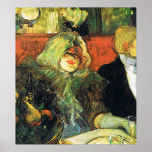 Toulouse-Lautrec - At The Rat Mort 1899 Poster