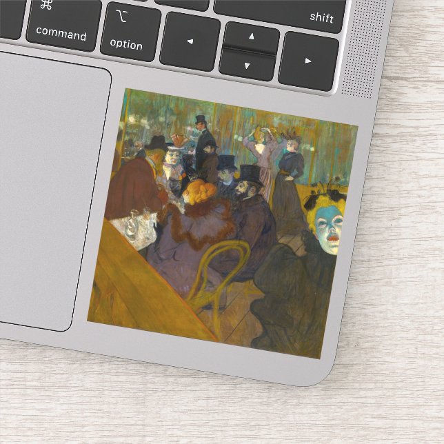 Toulouse-Lautrec - At the Rouge (Detail)