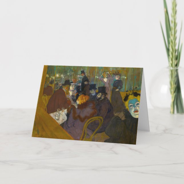 Toulouse-Lautrec - At the Rouge Card (Front)