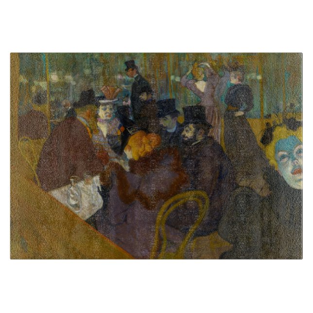 Toulouse-Lautrec - At the Rouge Cutting Board (Front)