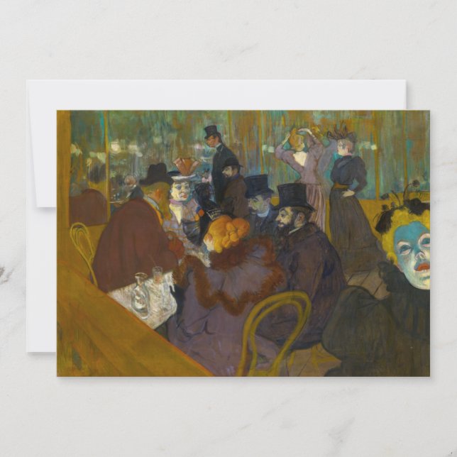 Toulouse-Lautrec - At the Rouge Invitation (Front)