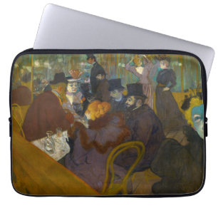 Toulouse-Lautrec - At the Rouge Laptop Sleeve