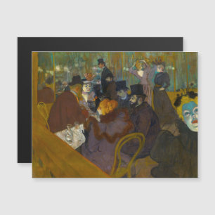 Toulouse-Lautrec - At the Rouge Magnetic Card