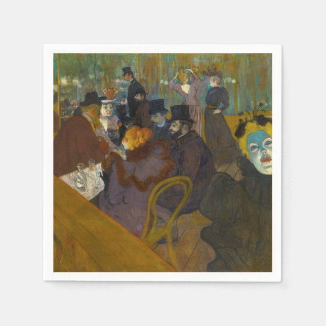 Toulouse-Lautrec - At the Rouge Napkin (Front)
