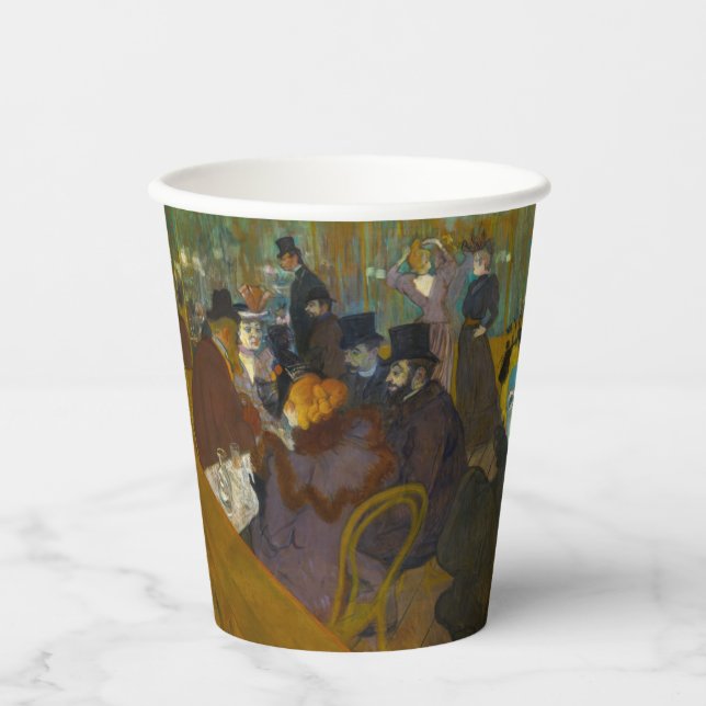 Toulouse-Lautrec - At the Rouge Paper Cups (Front)