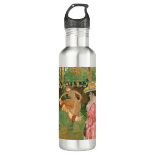 Toulouse-Lautrec - At the Rouge, The Dance 710 Ml Water Bottle