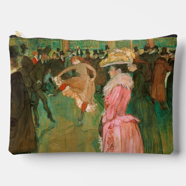 Toulouse-Lautrec - At the Rouge, The Dance Accessory Pouch (Front)
