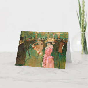 Toulouse-Lautrec - At the Rouge, The Dance Card
