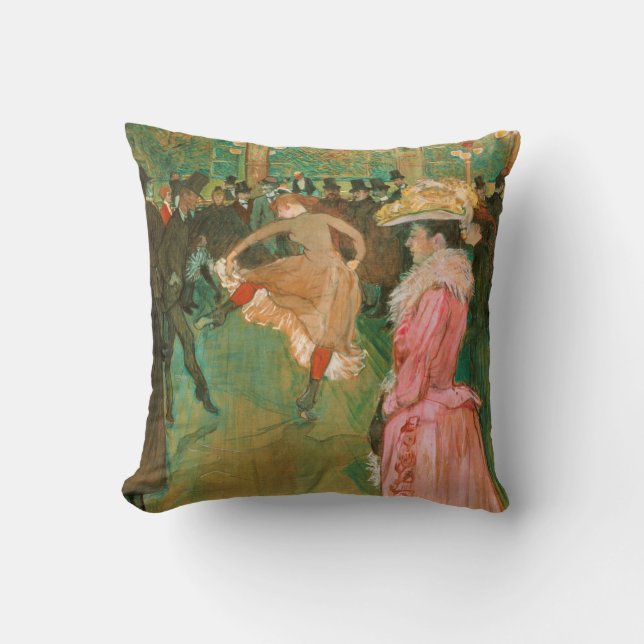 Toulouse-Lautrec - At the Rouge, The Dance Cushion (Front)