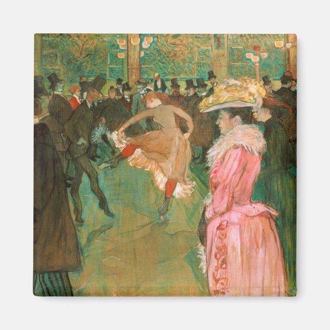 Toulouse-Lautrec - At the Rouge, The Dance Magnet (Front)