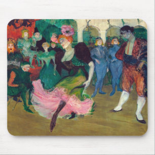 Toulouse-Lautrec - At the Rouge, The Dance Mouse Mat