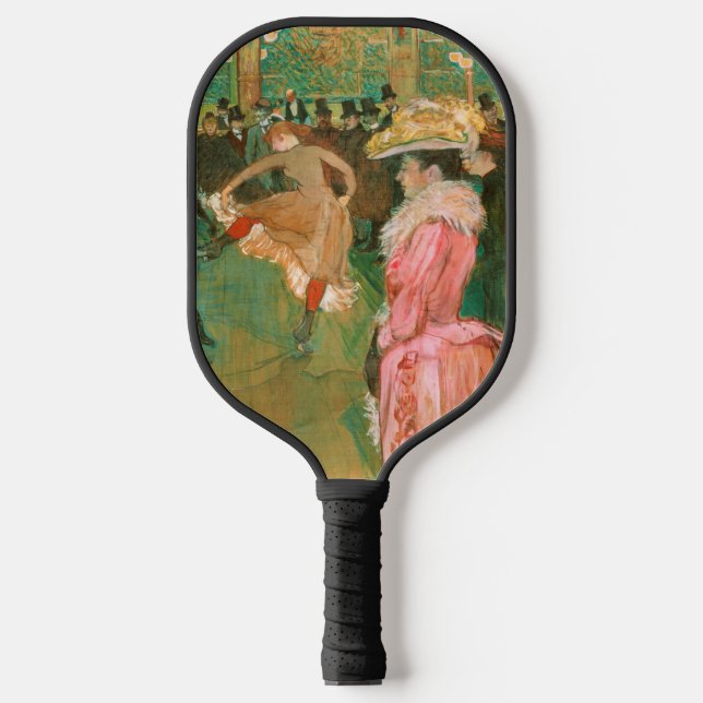 Toulouse-Lautrec - At the Rouge, The Dance Pickleball Paddle (Front)