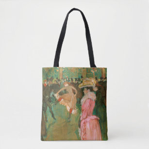 Toulouse-Lautrec - At the Rouge, The Dance Tote Bag