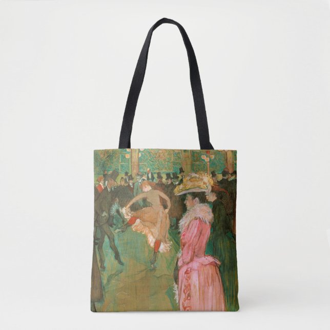 Toulouse-Lautrec - At the Rouge, The Dance Tote Bag (Front)