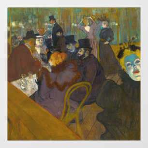 Toulouse-Lautrec - At the Rouge Window Cling