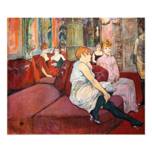 Toulouse-Lautrec - At the Salon, rue des Moulins Photo Print