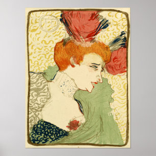 Toulouse-Lautrec - Bust Of Mlle. Marcelle Lender Poster