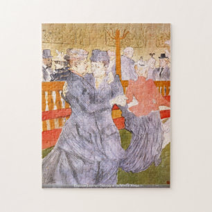 Toulouse-Lautrec - Dancing at the Rouge Jigsaw Puzzle