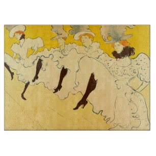Toulouse-Lautrec Dancing Girls Poster Cutting Board