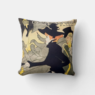 Toulouse-Lautrec - Divan Japonais Cushion