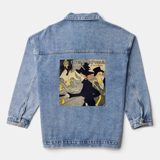 Toulouse-Lautrec - Divan Japonais Denim Jacket (Back)