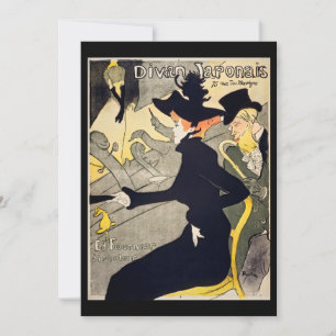 Toulouse-Lautrec - Divan Japonais Invitation