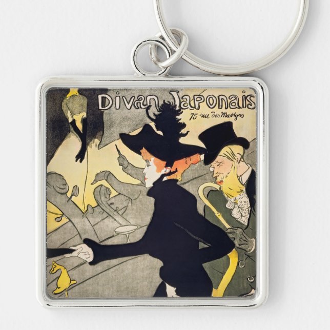 Toulouse-Lautrec - Divan Japonais Key Ring (Front)