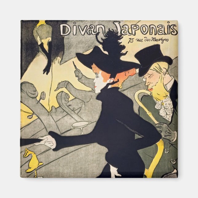Toulouse-Lautrec - Divan Japonais Magnet (Front)