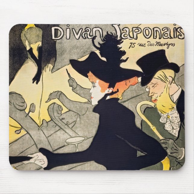 Toulouse-Lautrec - Divan Japonais Mouse Mat (Front)