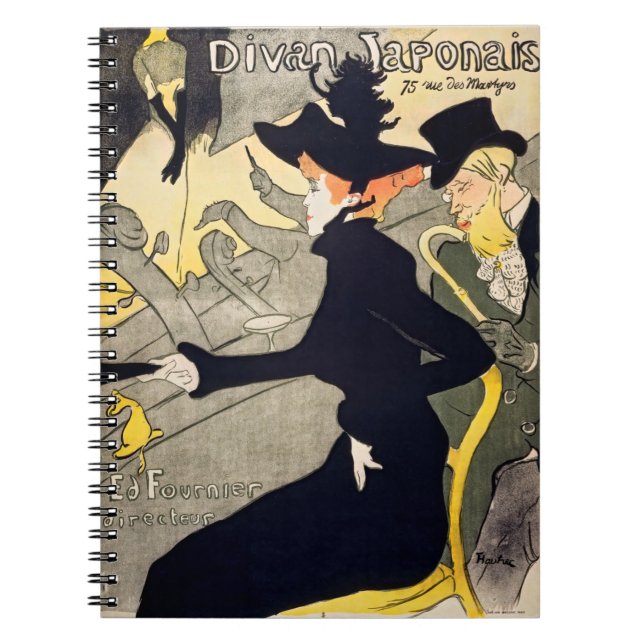 Toulouse-Lautrec - Divan Japonais Notebook (Front)