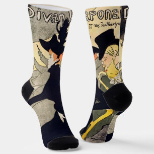 Toulouse-Lautrec - Divan Japonais Socks