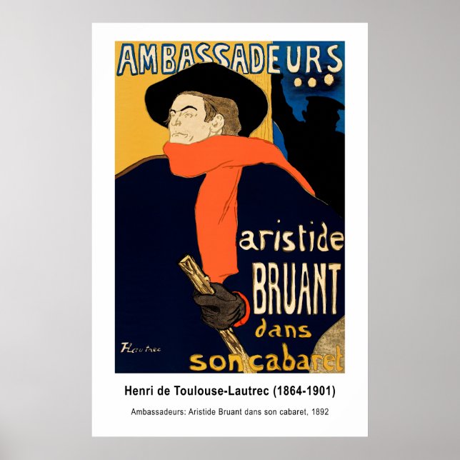 Toulouse-Lautrec | Iconic Cabaret | Gallery Poster (Front)