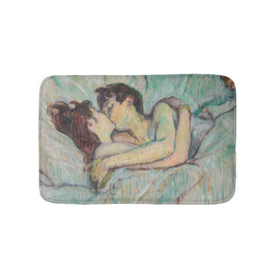 Toulouse-Lautrec - In Bed, The Kiss Bath Mat