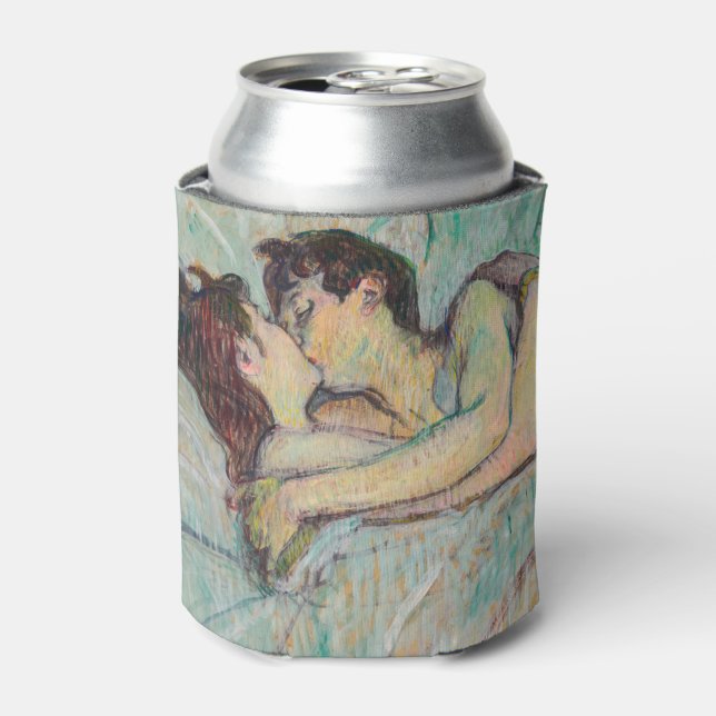 Toulouse-Lautrec - In Bed, The Kiss Can Cooler (Can Front)